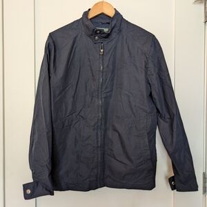 💙Woolrich cotton blend jacket, navy blue